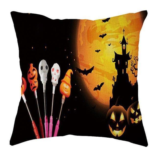 Decorative Scary Pumpkin Halloween Pillow Cases