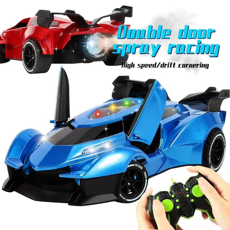 Cool Spray Double Door Remote Control Racing Car