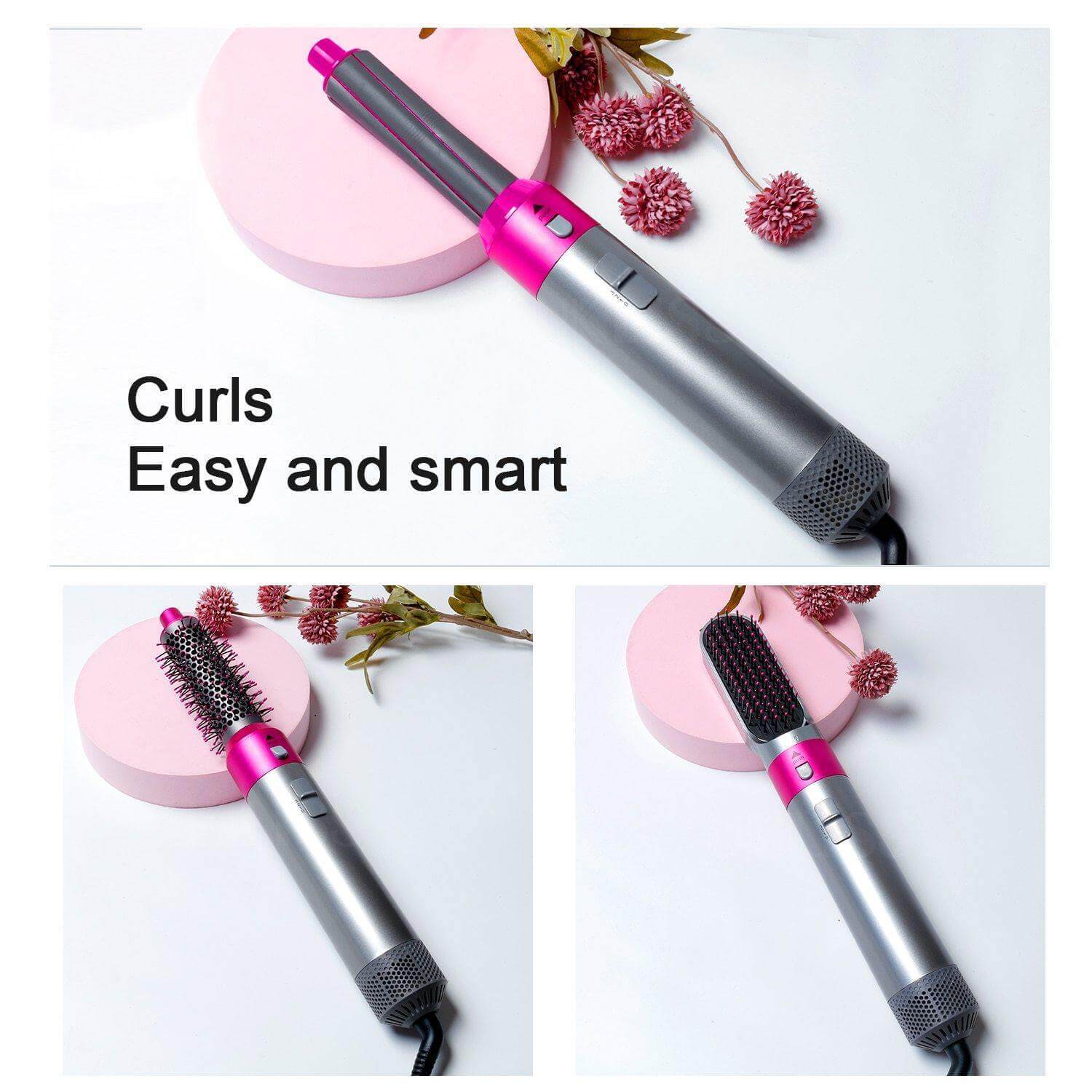 5in1 Negative Ion Hair Straightener Curler