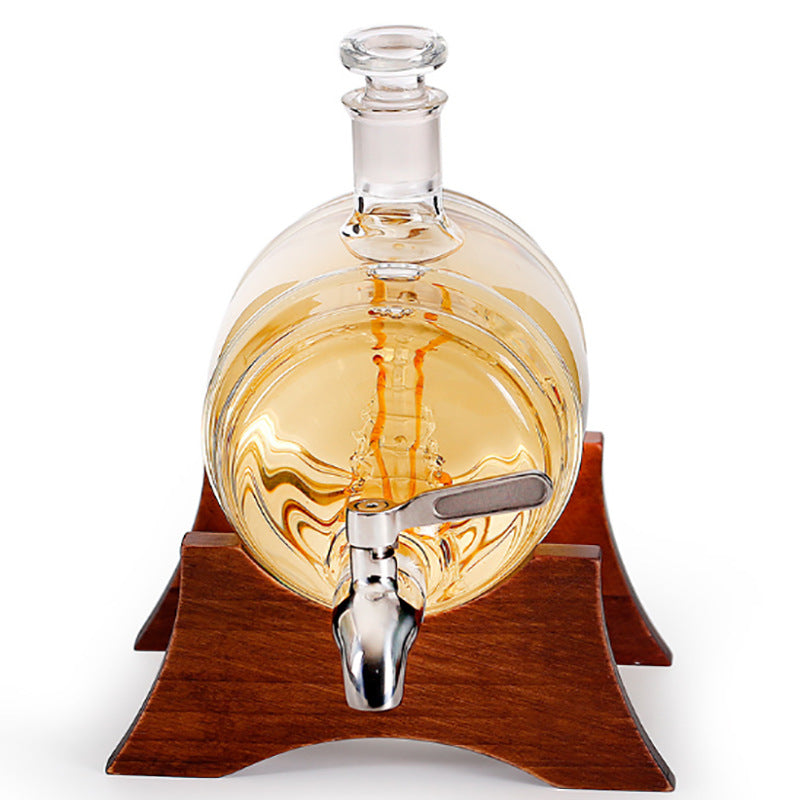 Creative Barrel Ship Whiskey Decanter