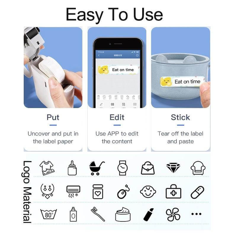 Wireless Portable Quick Thermal Label Printer