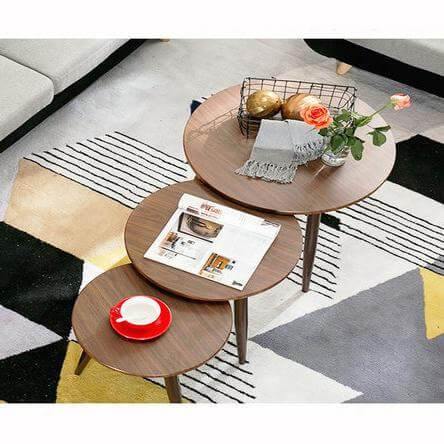 Nordic Modern 3pcs Coffee Table