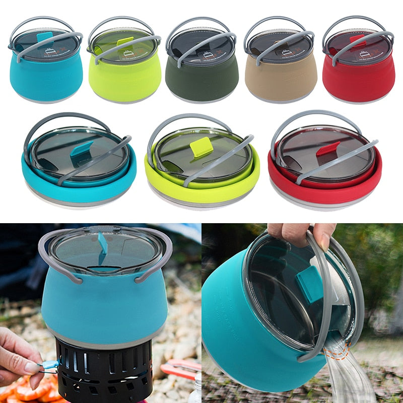 Travel Go Multifunctional Collapsible Outdoor Kettle