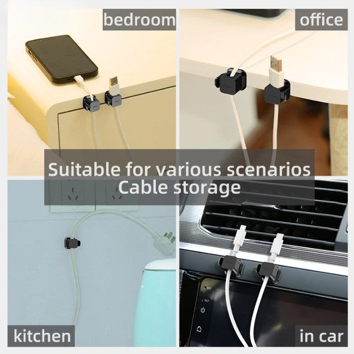 Sticky Cable Organizer Clips