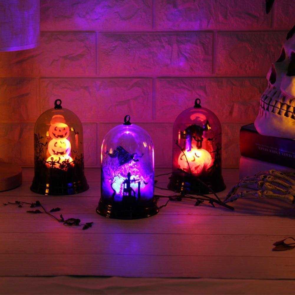 Halloween Scene Witch Night Lamp Decoration