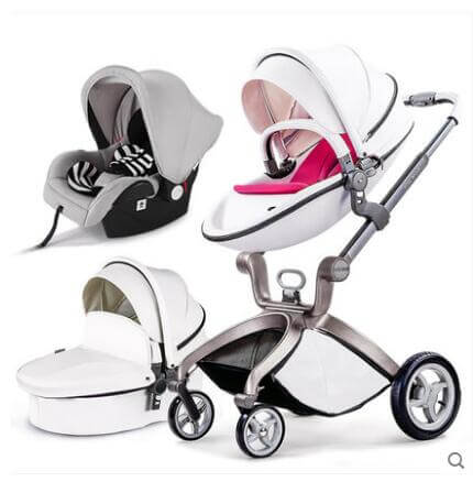 Luxury Baby Stroller High Land-Scape Baby Stroller 3 in 1 Fashion Pram European Carriage