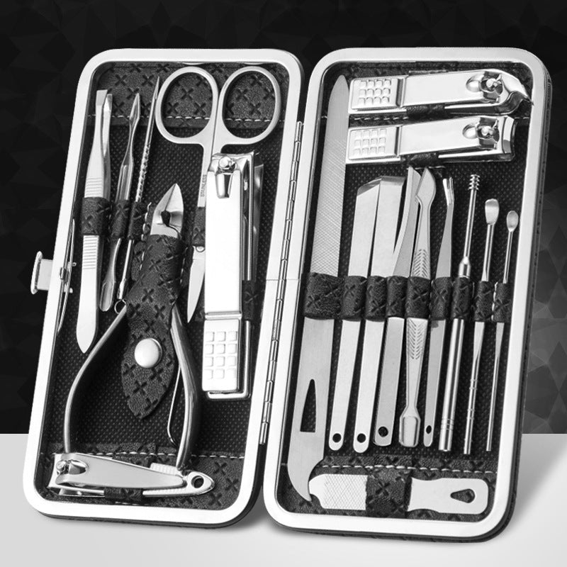 Easy Carry All-in-One Stainless Steel Manicure Set