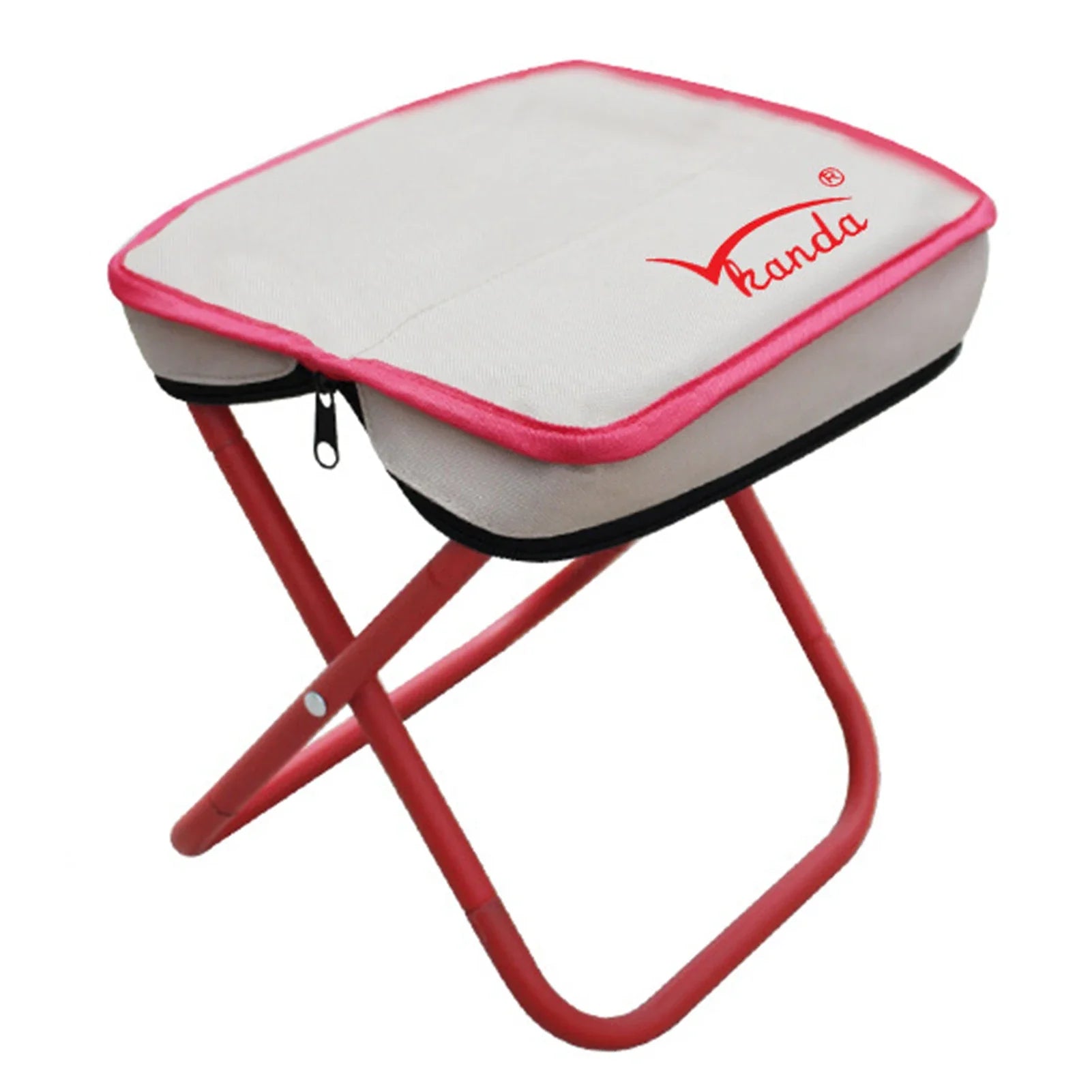 Space-Saving Lightweight Stainless Steel Foldable  Stool