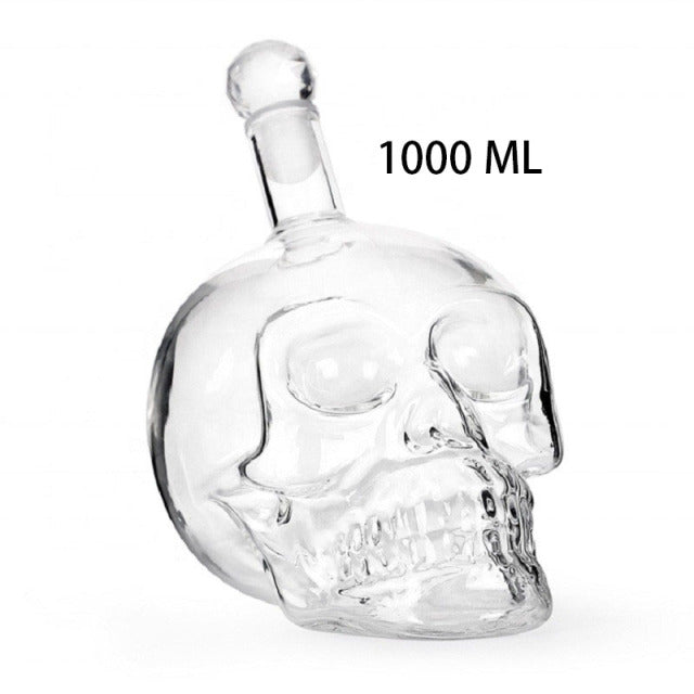 Creative Crystal Skull Bottle Decanter