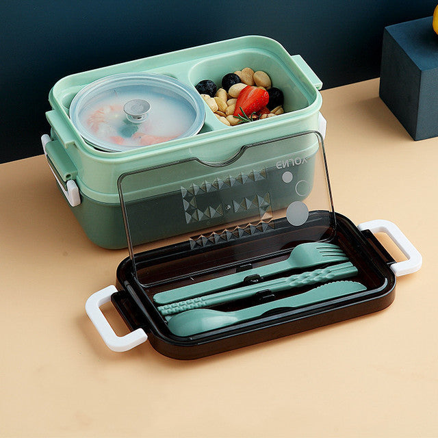 Double Layer Leak-Proof Soup Bowl Lunch Box