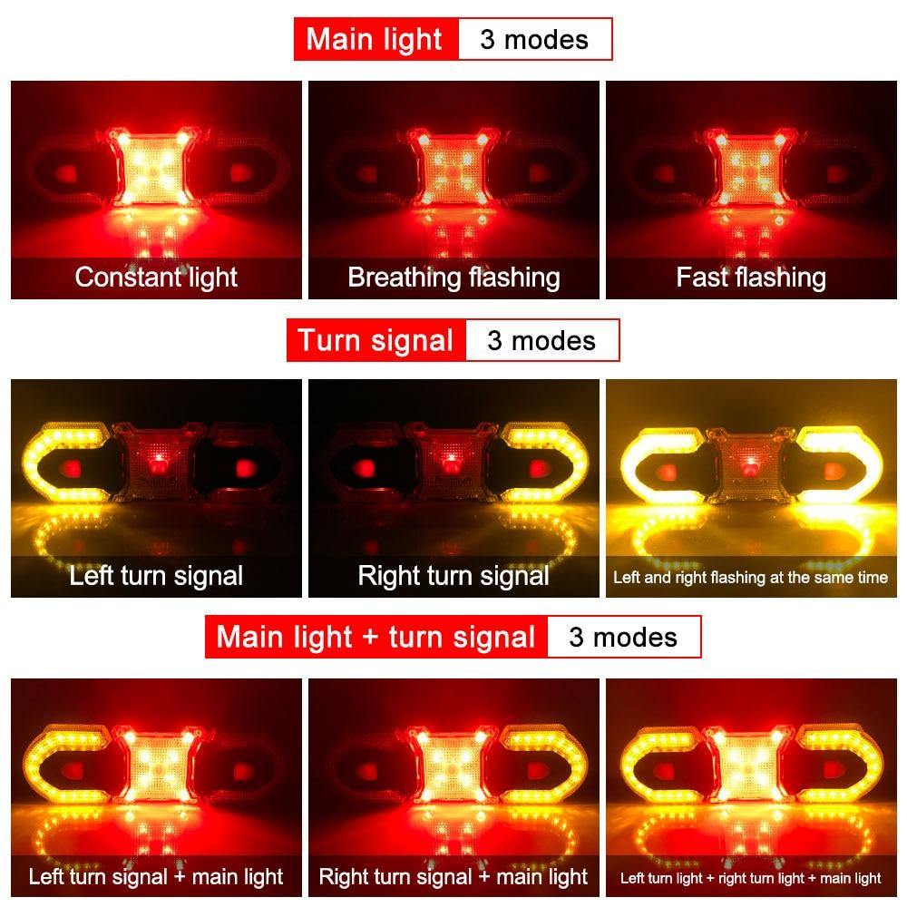 Smart Remote Control Bike Turning Light