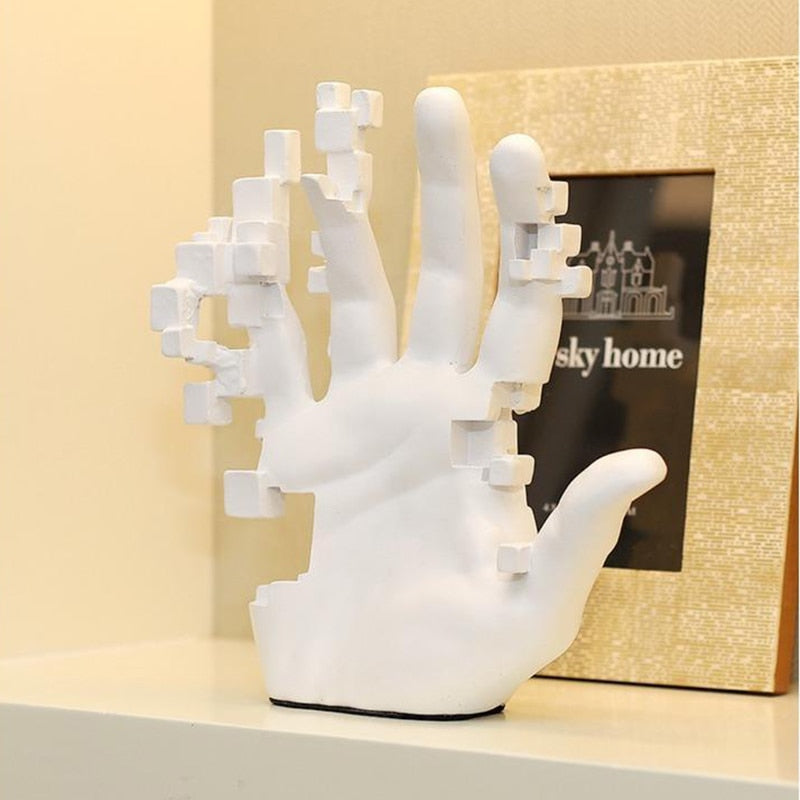 Modern Artful Touches Hand Statue Decor