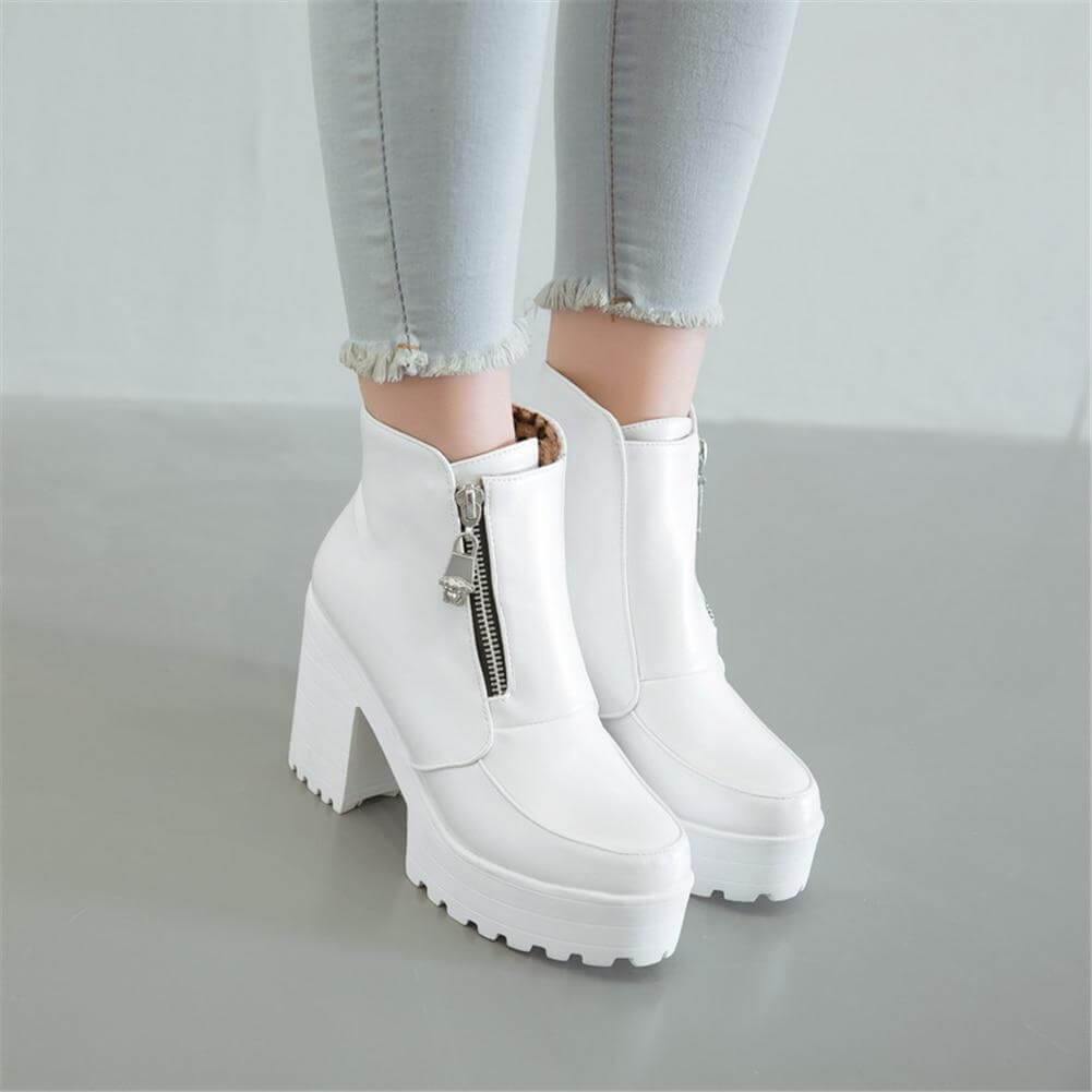 Platform Thick High Heels Women Boots