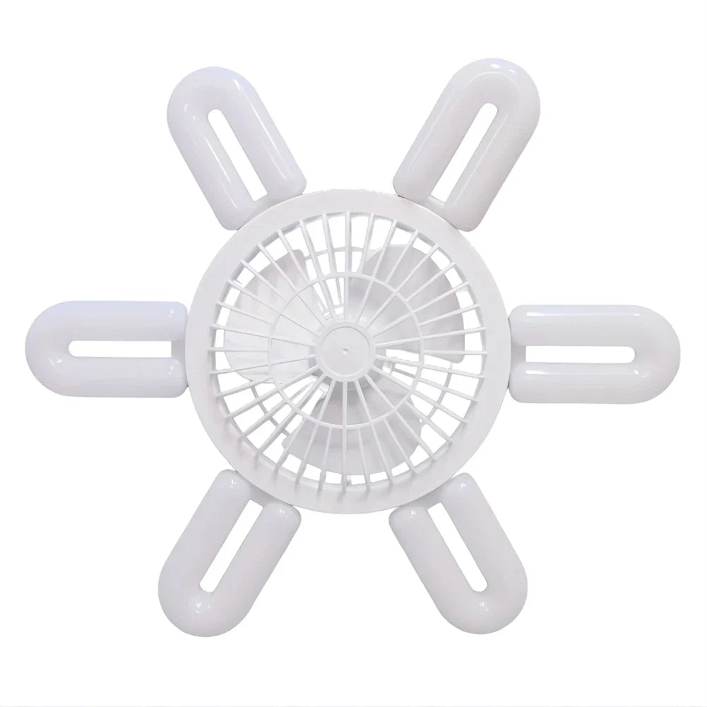 Silent Adjustable Remote Control Ceiling Foldable Fan Lamp