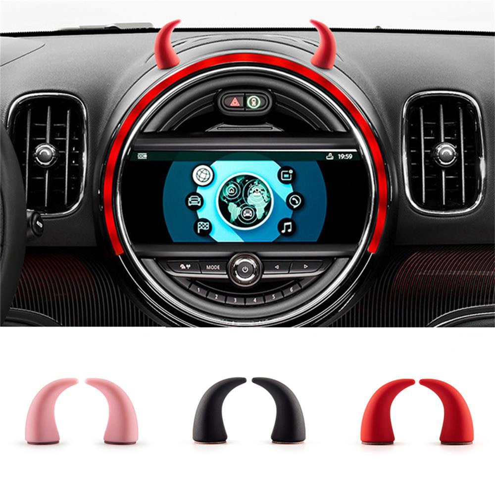 3D Devil Horns Car Dashboard Accessory