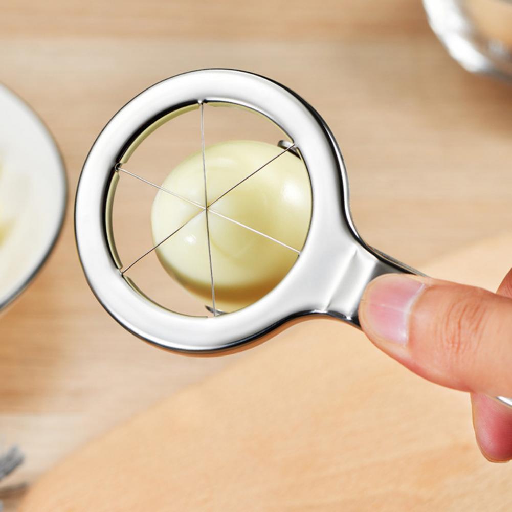 Stainless Steel Easy Egg Slicer Tool