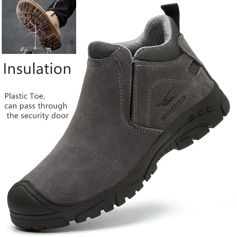 Scald-Proof Insulated Durable Slip-On Indestructible Work Shoes