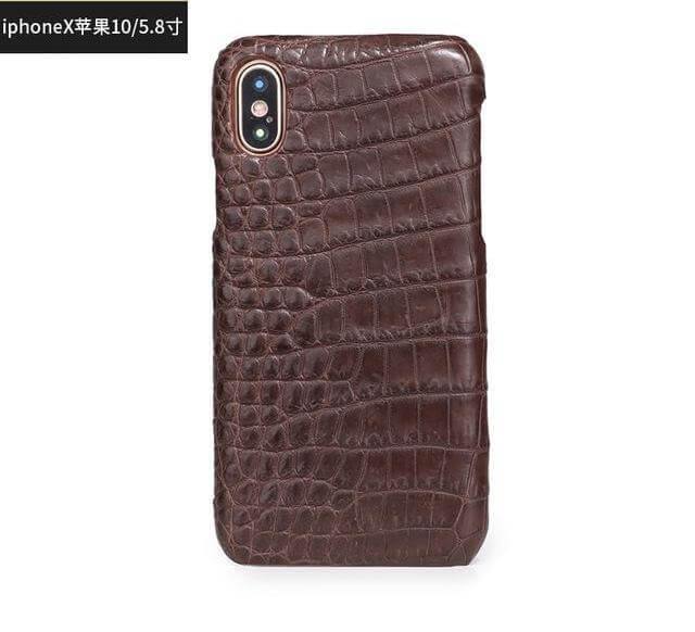 Luxury Natural Crocodile Skin Case for iPhone Models