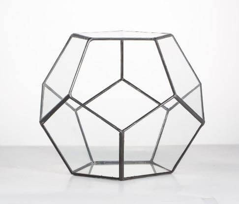 Geometric Terrarium Glass Vase