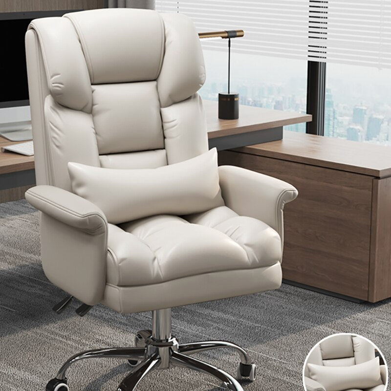 Office Comfort Adjustable Leather Comfy Chair