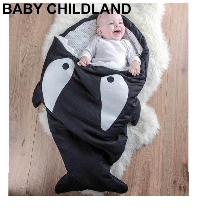 Winter Shark Blankets for Babies