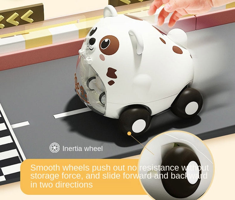 Interactive Baby Cartoon Toy Car