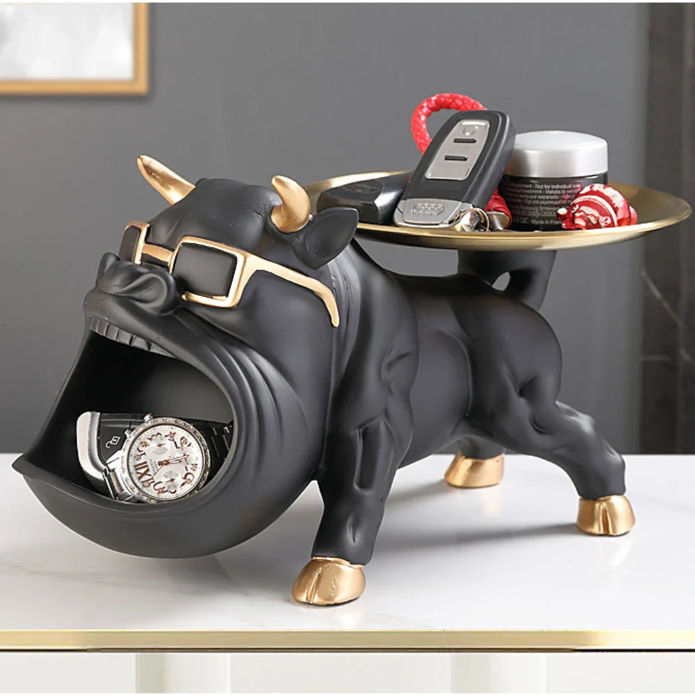 Fancy Bull Decorative Key Holder