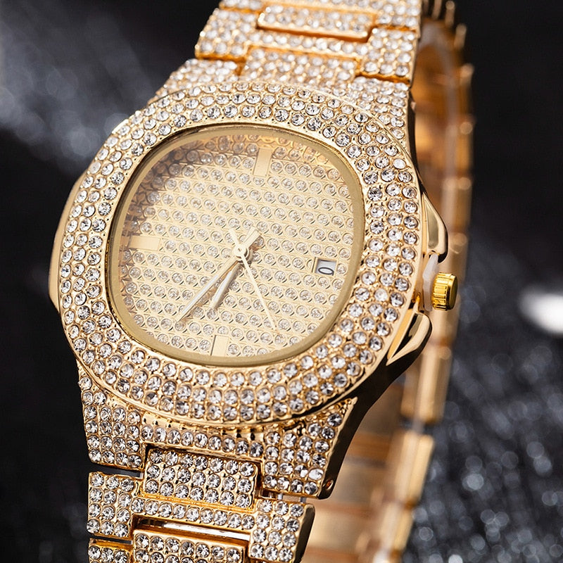 Luxury Crystal Women Watch Jewelry Gift Set