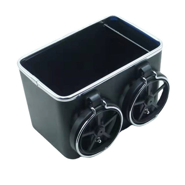 Large Capacity Bottle Holder Car Armrest Storage Box