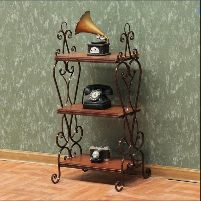 European Ground Iron Book Shelf