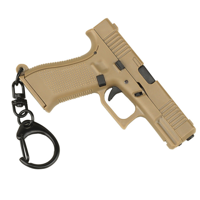 Mini Toy Pistol Shape Keychain