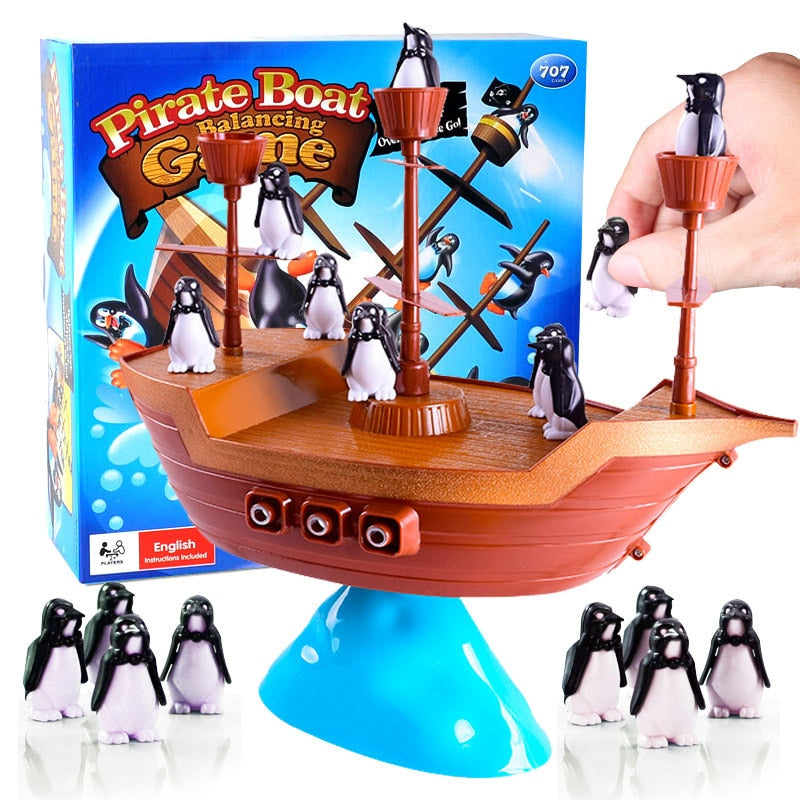 Penguin Boat Balance Family Game