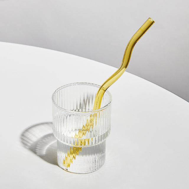 Colorful Environment Friendly Reusable Glass Straw