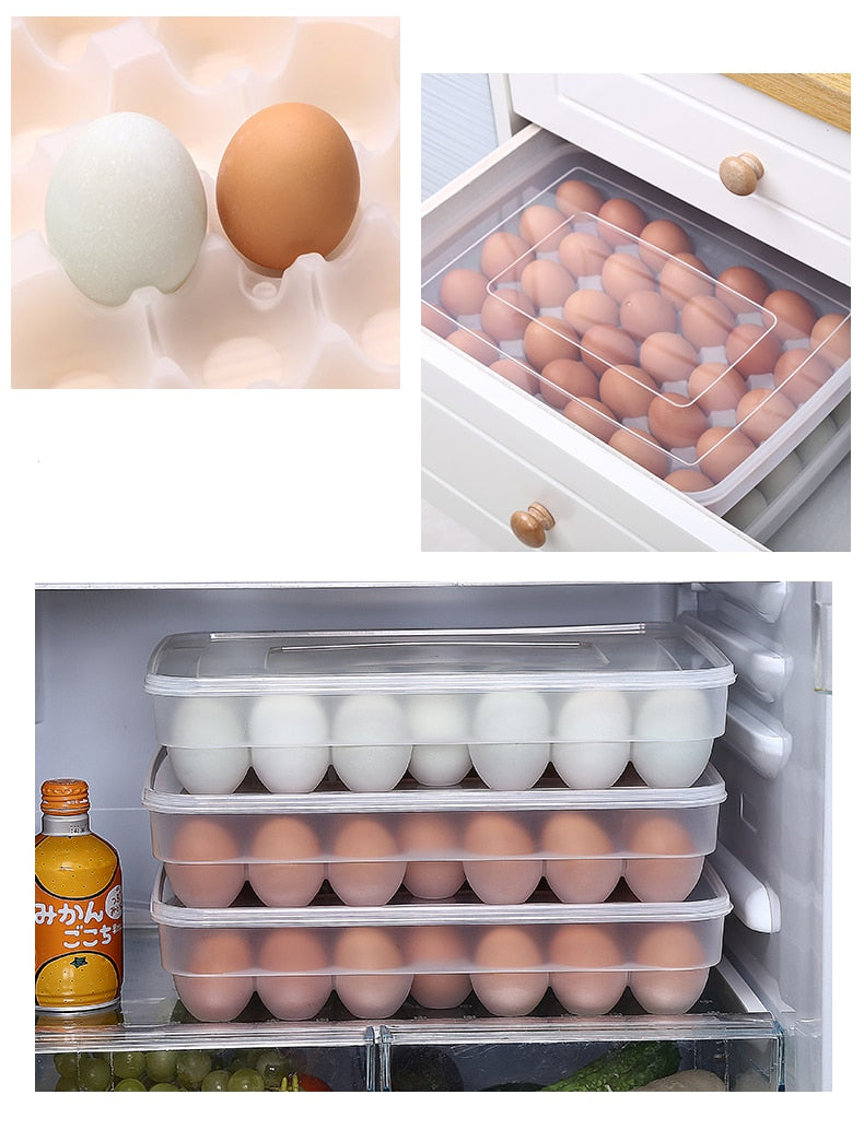 Japanese-Style Plastic Duck Egg Storage Box