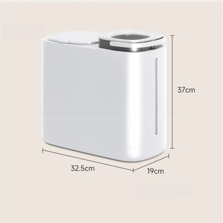 Dual Compartment Dry Wet Section Efficient Modern Home Trash Can