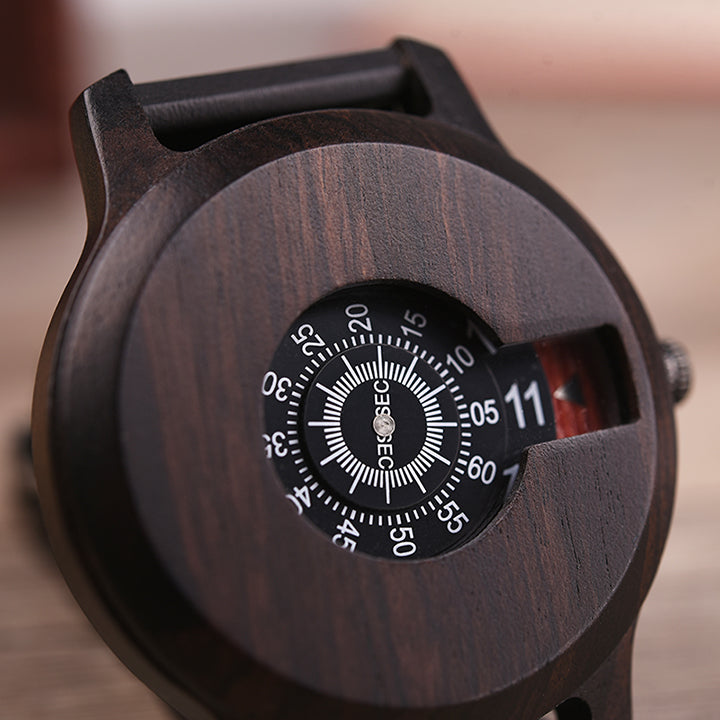 Luxury Wooden Simple Quartz Men Watch