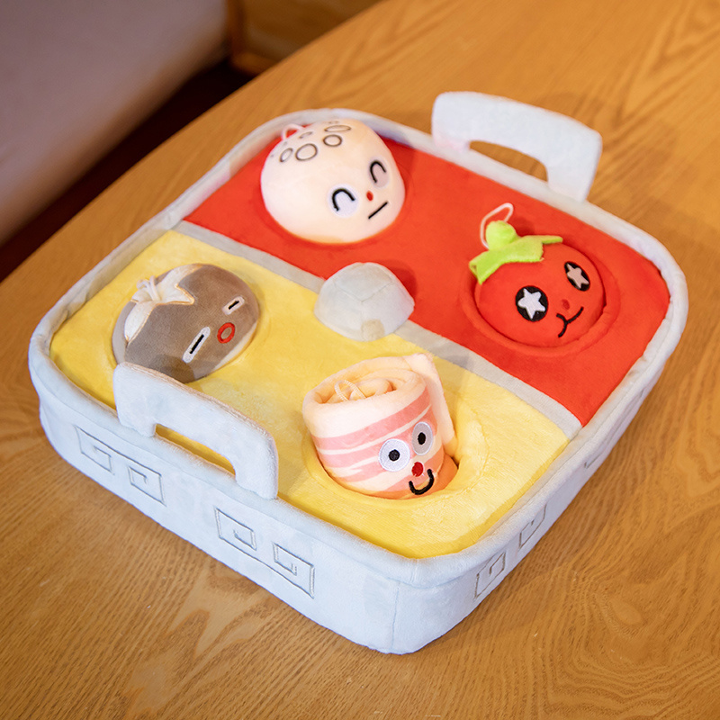 Novelty Hot Pot Shaped Plush Toy