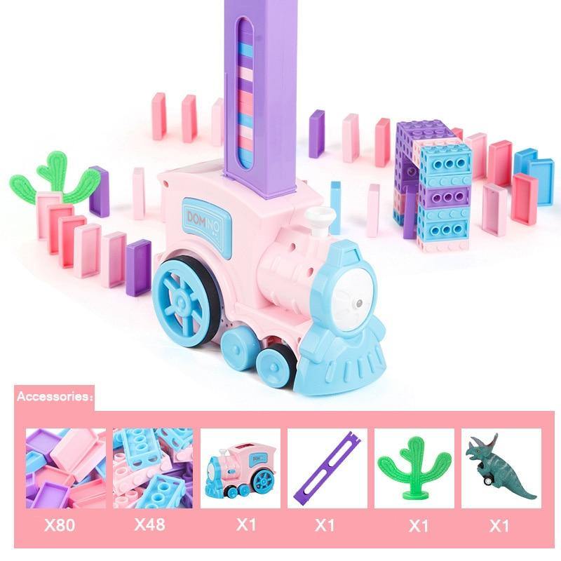 Train Domino Maker Toy Set