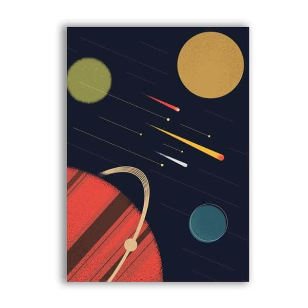 I Need More Space Science Art Canvas Painting