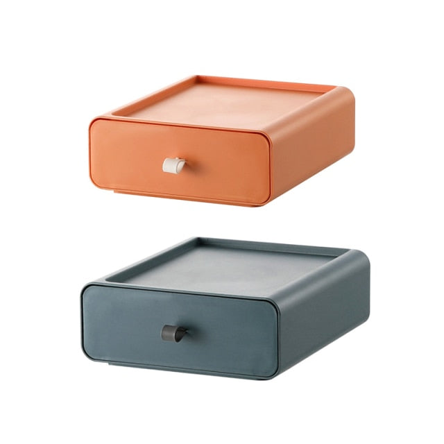 Colorful Stackable Makeup Storage Box