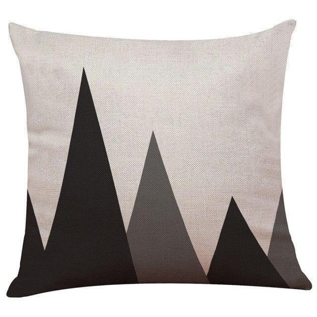 Geometrical Lovely Black and White Home Pillow Cases