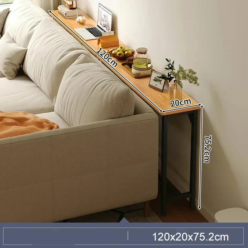 Sofa Gap Table Narrow Modern Space-Saving Table