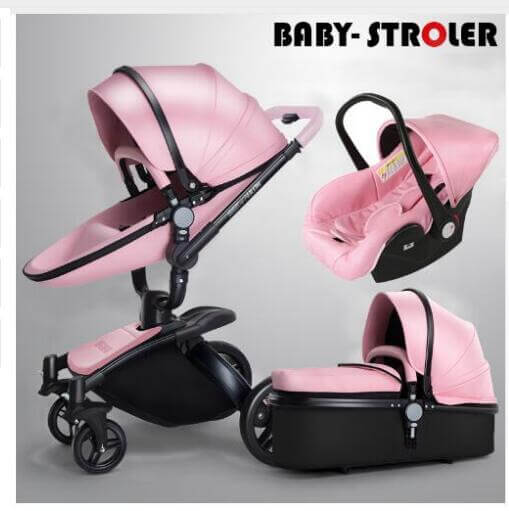 European Luxury Baby Stroller 2 and 3 pcs