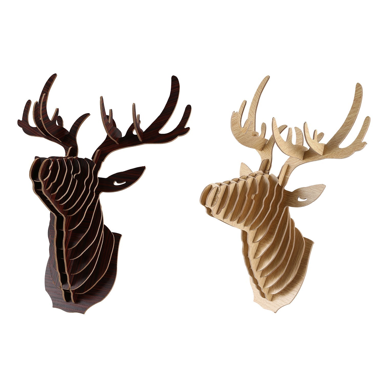 3D Puzzle Wooden Hanging Deer Head