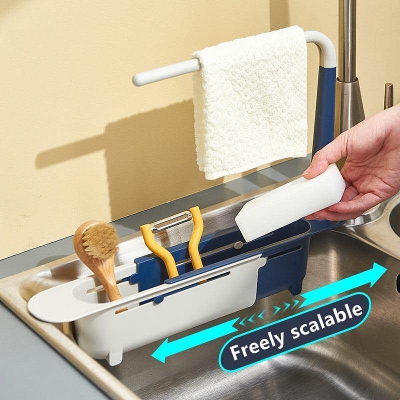 2in1 Kitchen Sink Folding Drain Rack