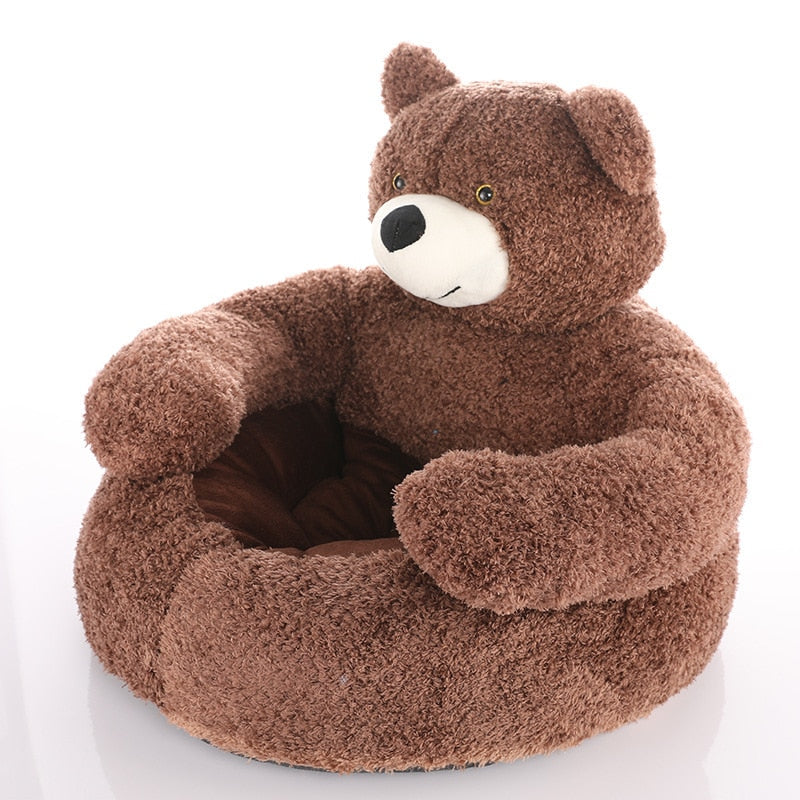 Snuggly Bear Super Soft Comfy Pet Bed