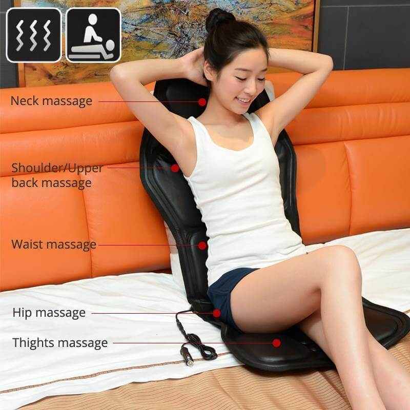 Electric Portable Heating Cushion Car Massager