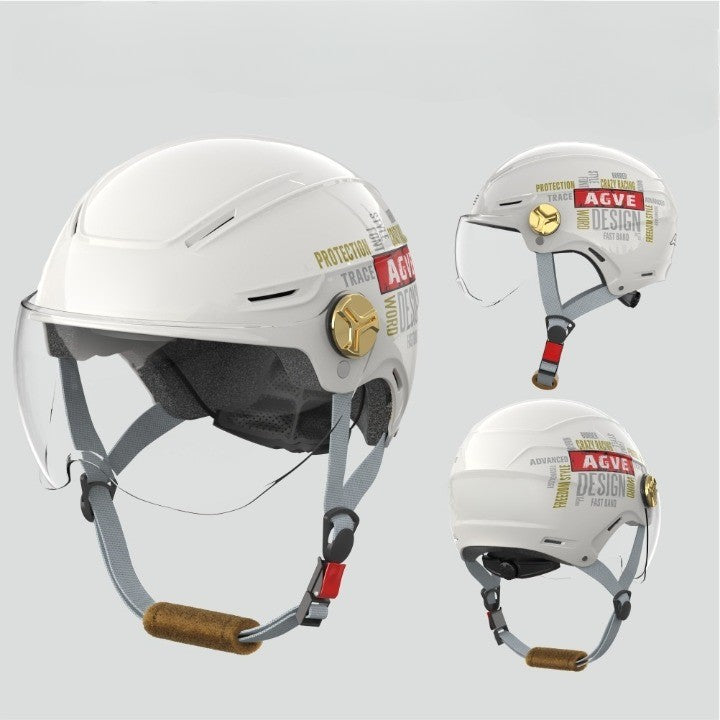 Retro Rider Heavy-Duty Motorcycle Helmet