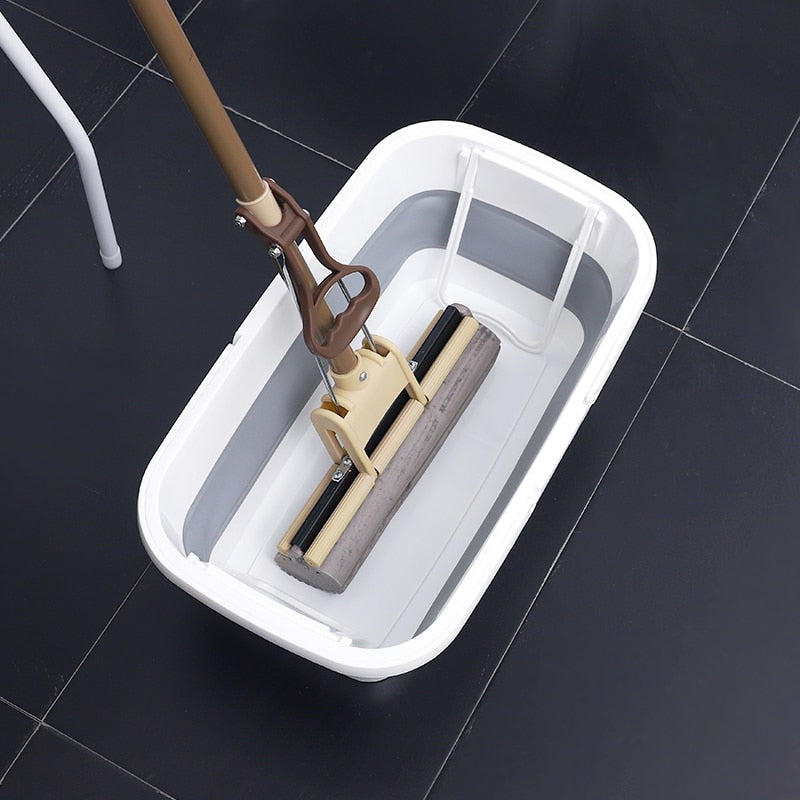 Foldable Silicone Mop Bucket