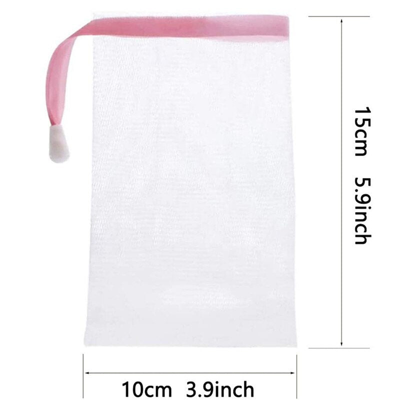 10Pcs Hangable Soap Organizer Mesh Bag